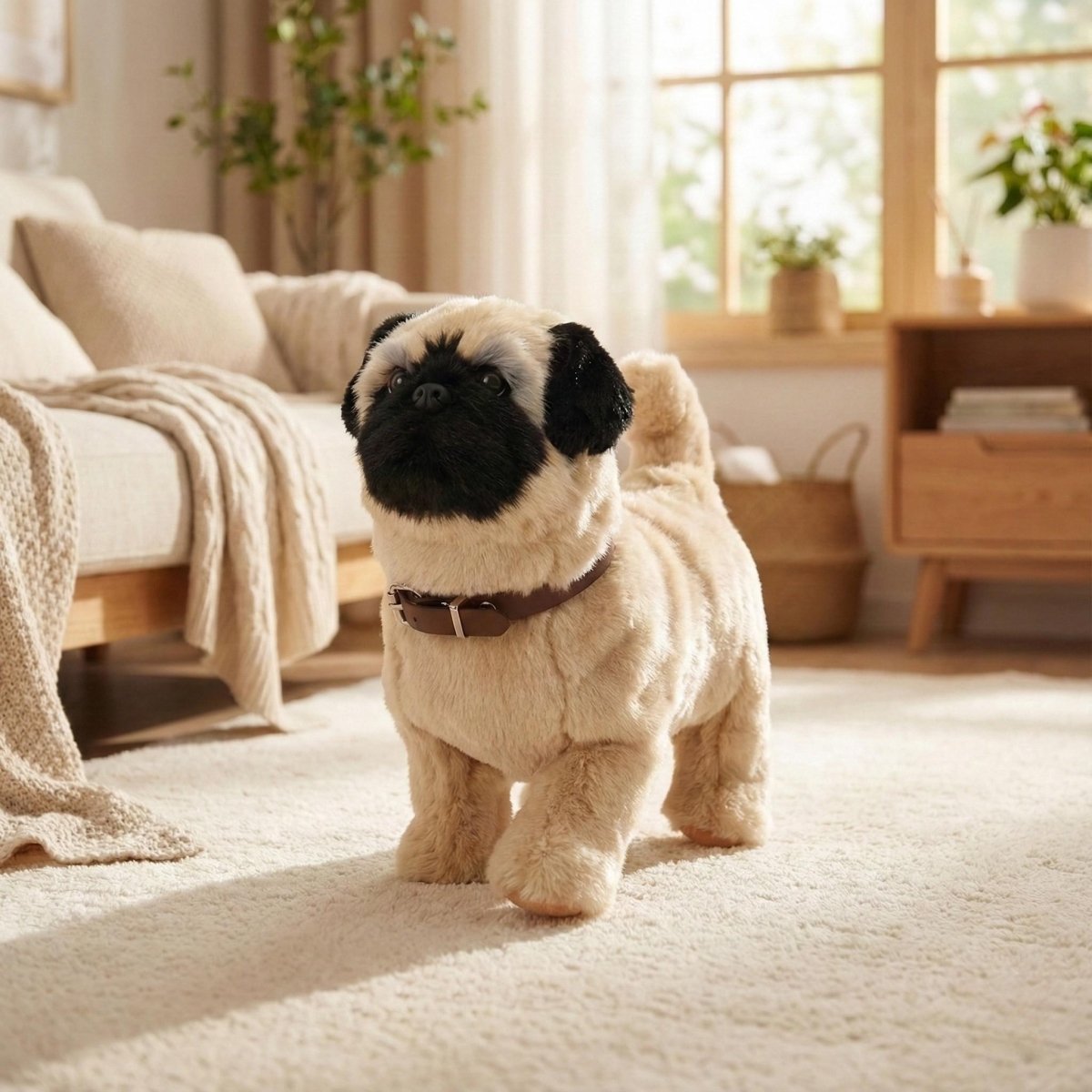 Interactive robot puppy toy