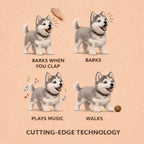 Interactive robot puppy toy