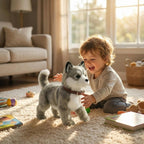 Interactive robot puppy toy