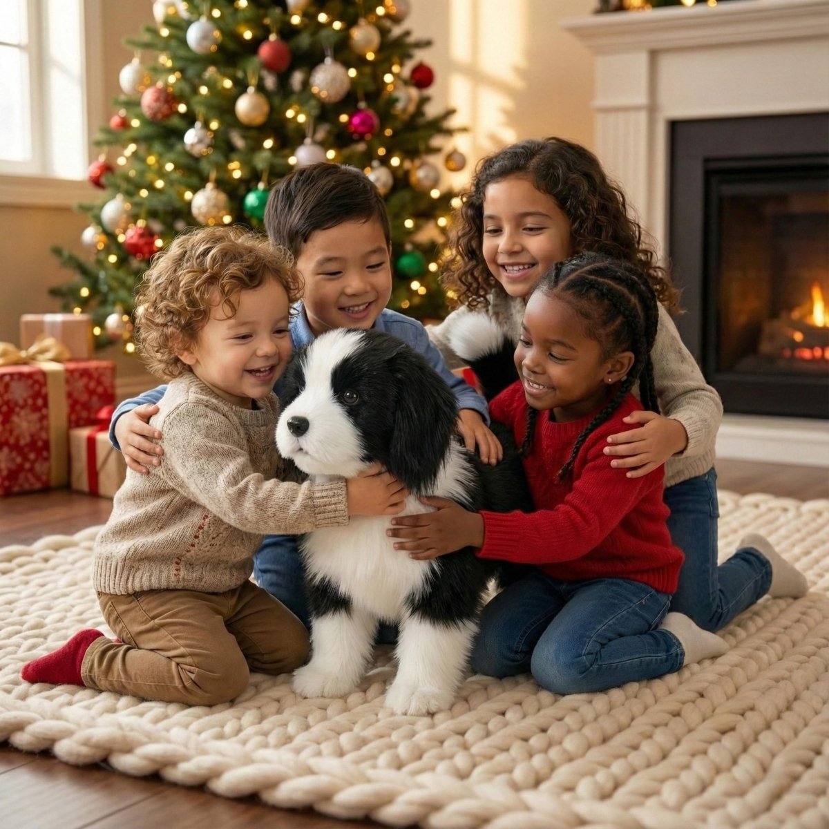 Interactive robot puppy toy