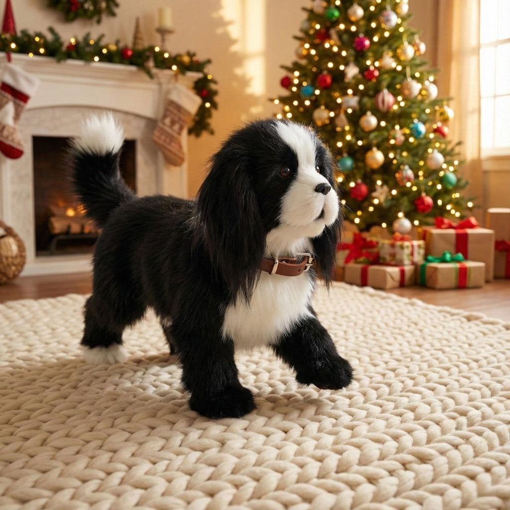 Interactive robot puppy toy