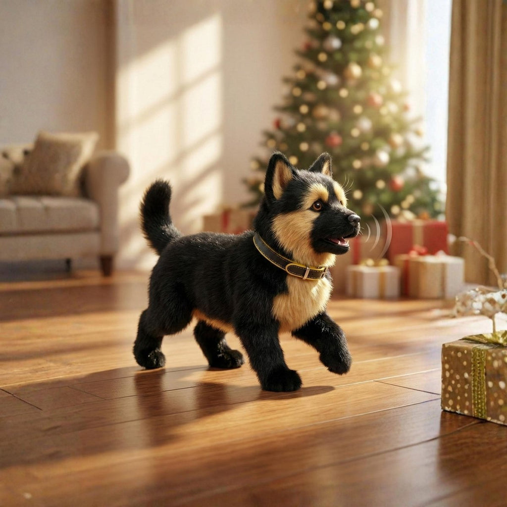 Interactive robot puppy toy