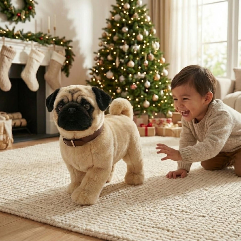 Interactive robot puppy toy