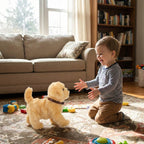 Interactive robot puppy toy