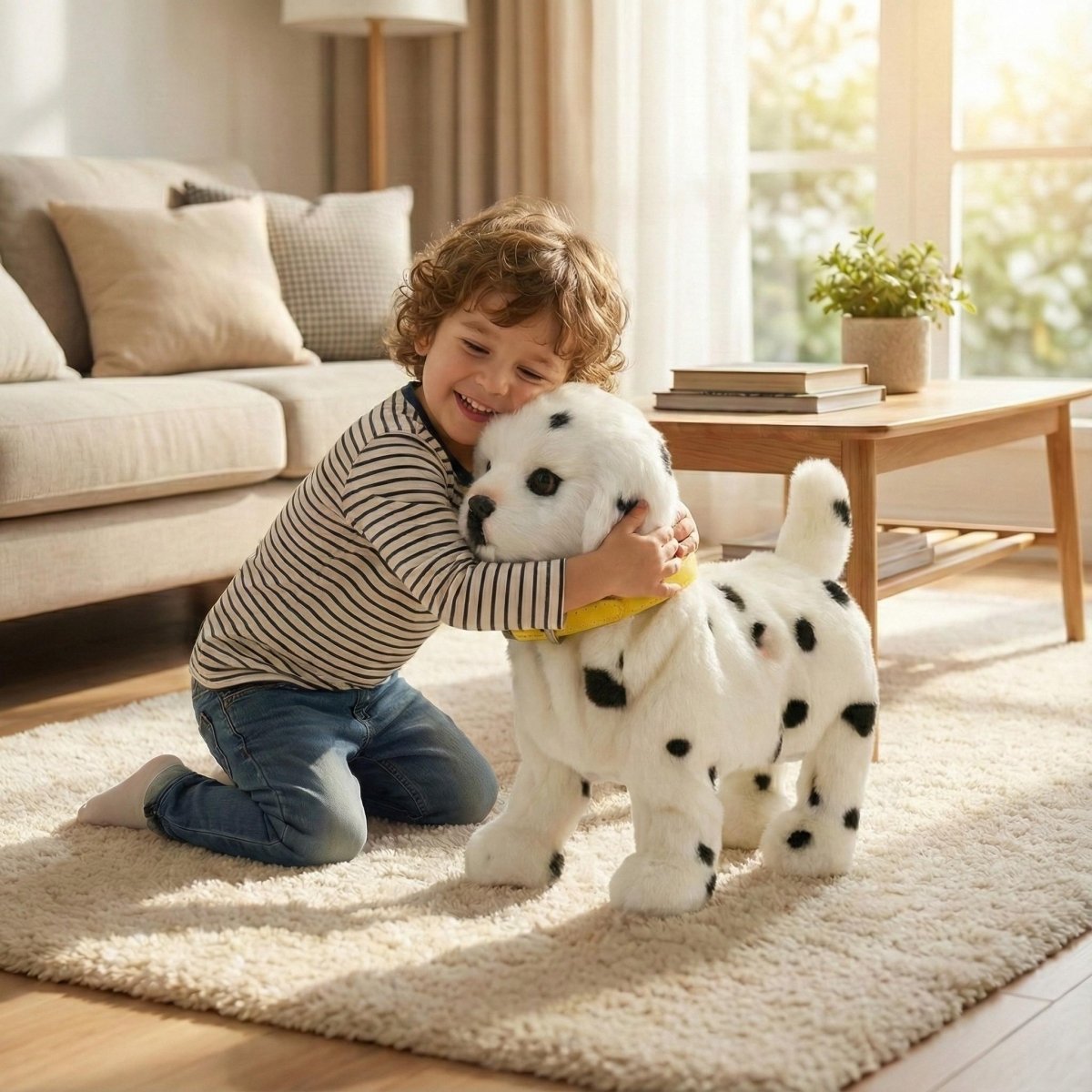 Interactive robot puppy toy