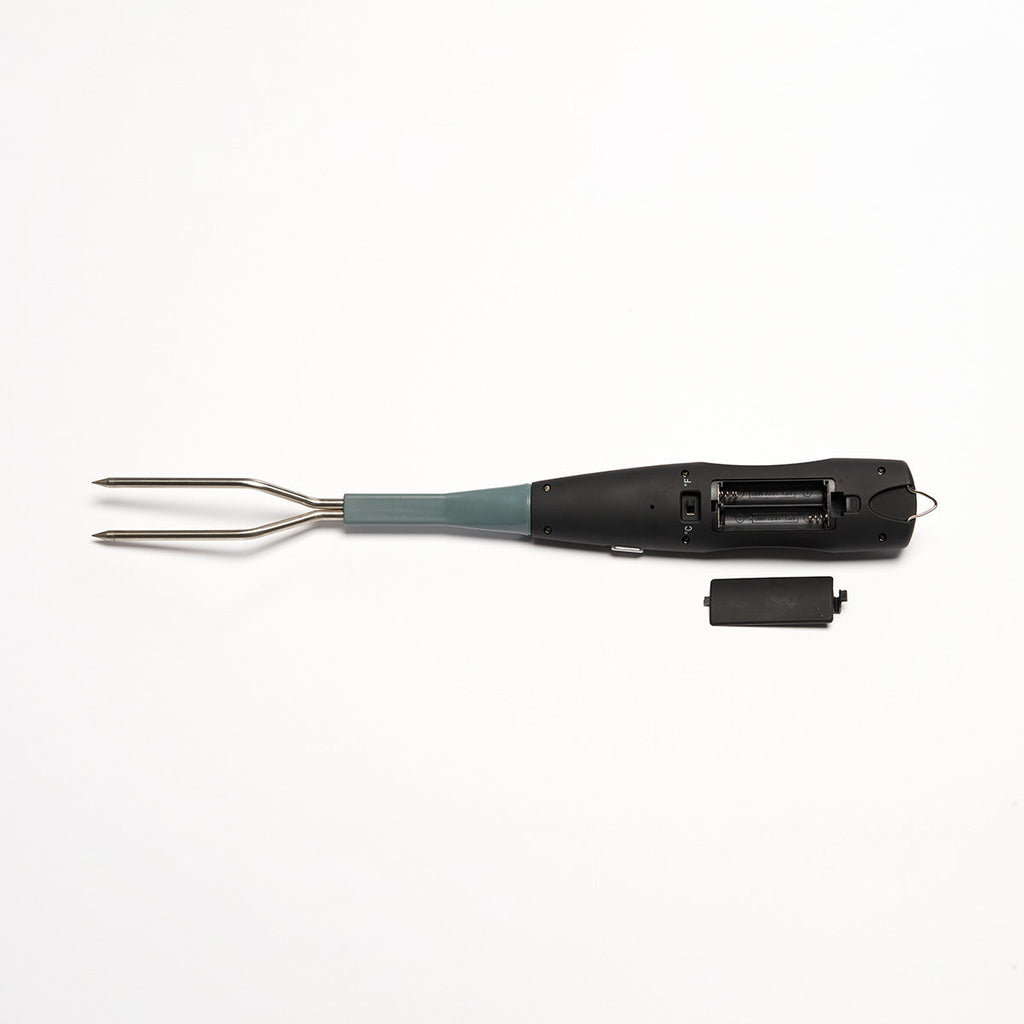 Digital BBQ meat thermometer fork packaging