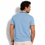 Men's polo shirt detail