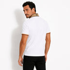Men's polo shirt detail