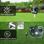 Bird repeller solar and USB charging