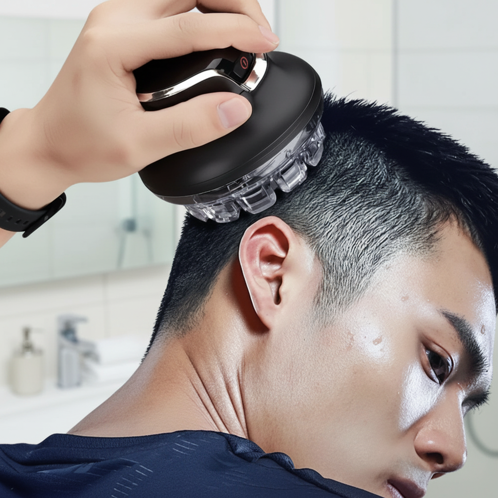 Cordless hair clipper showcase