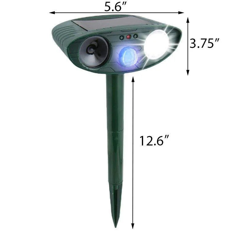 Ultrasonic deer deterrent