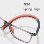 Progressive reading glasses side profile