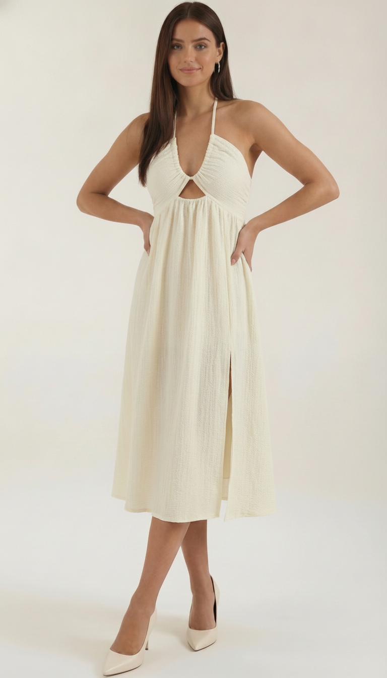 Linda Cutout Midi Dress