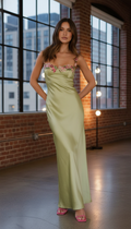 Women's Sleeveless Slip Maxi Dress