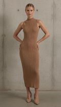 Sonia Mock Neck Bodycon Dress