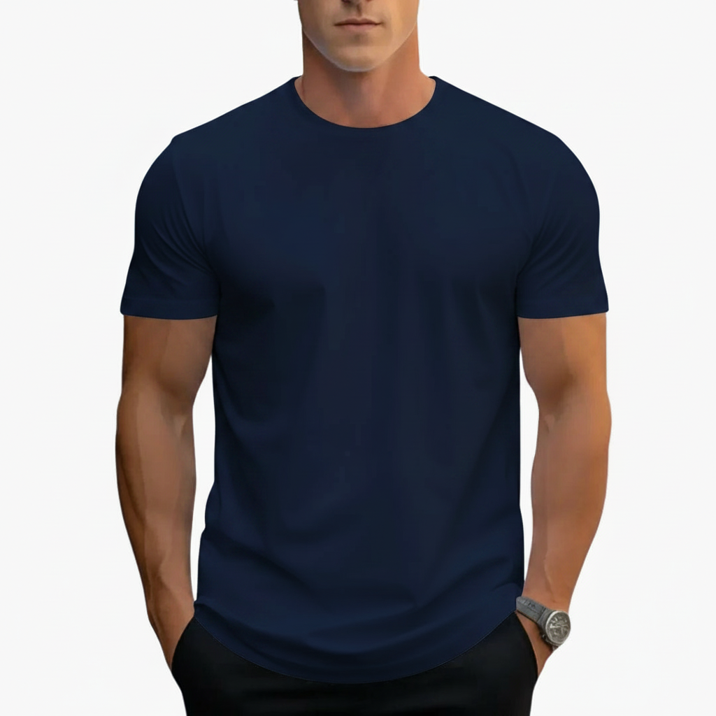Classic Crewneck T-Shirt Short-Sleeved