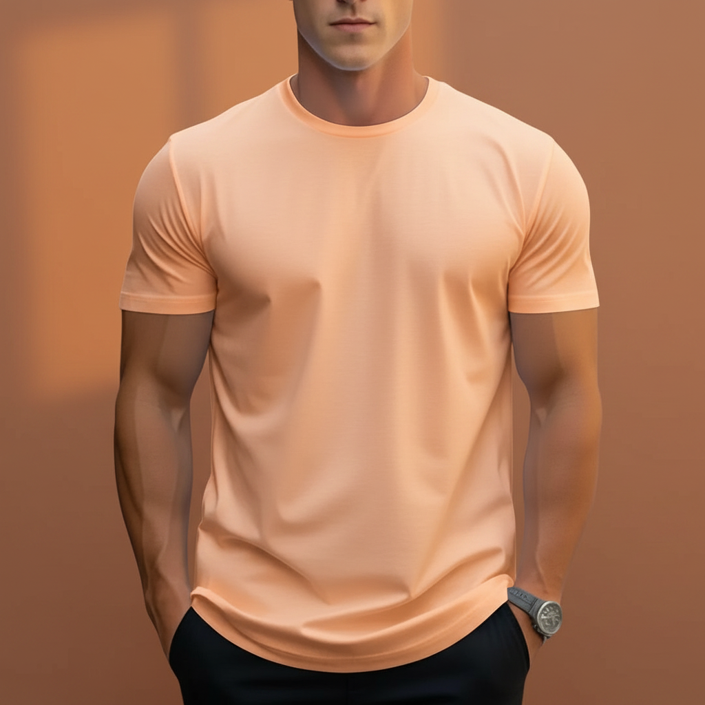 Classic Crewneck T-Shirt Short-Sleeved