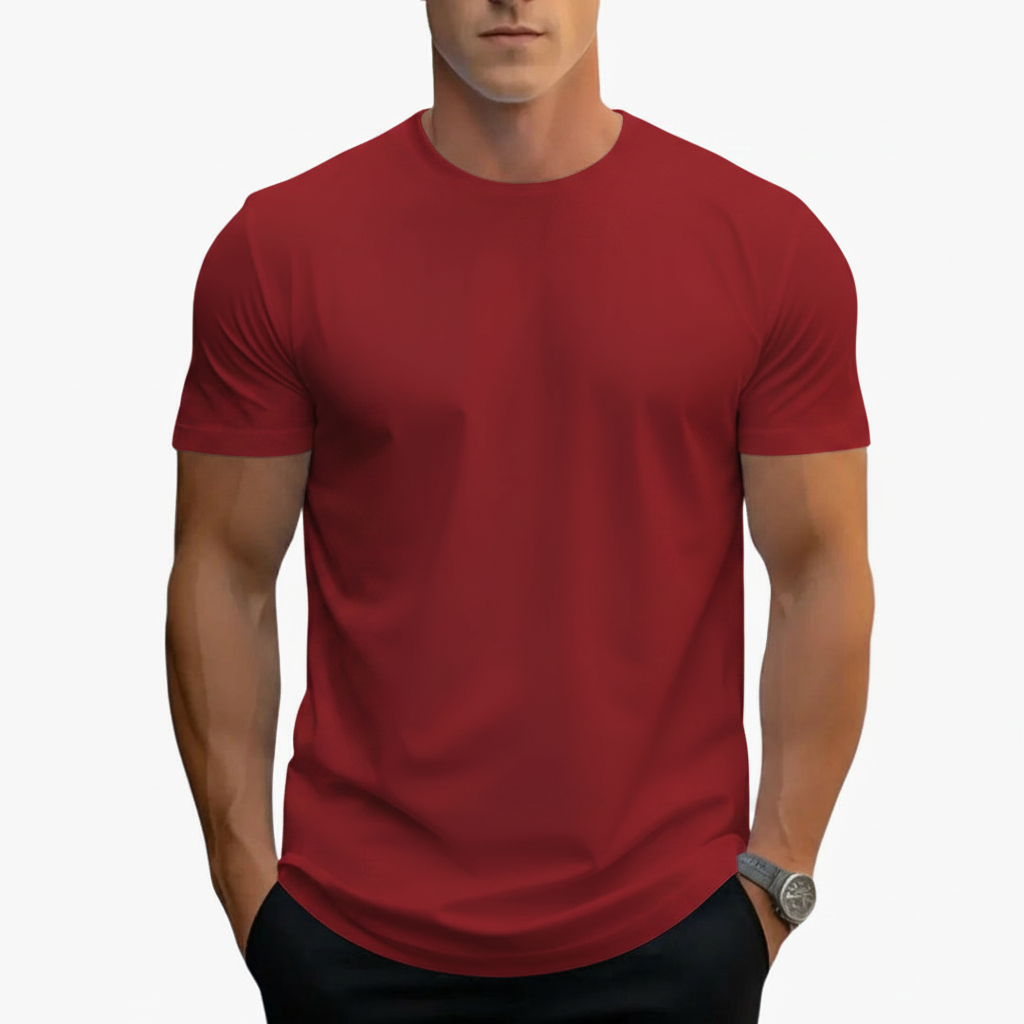 Classic Crewneck T-Shirt Short-Sleeved