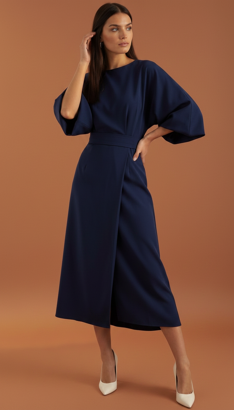 Ana Belted Waist Maxi Dress