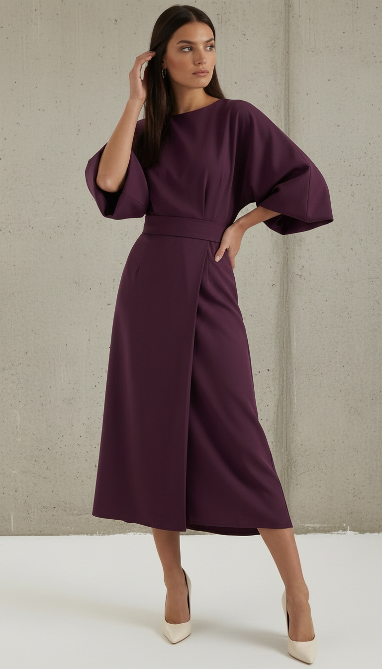 Ana Belted Waist Maxi Dress