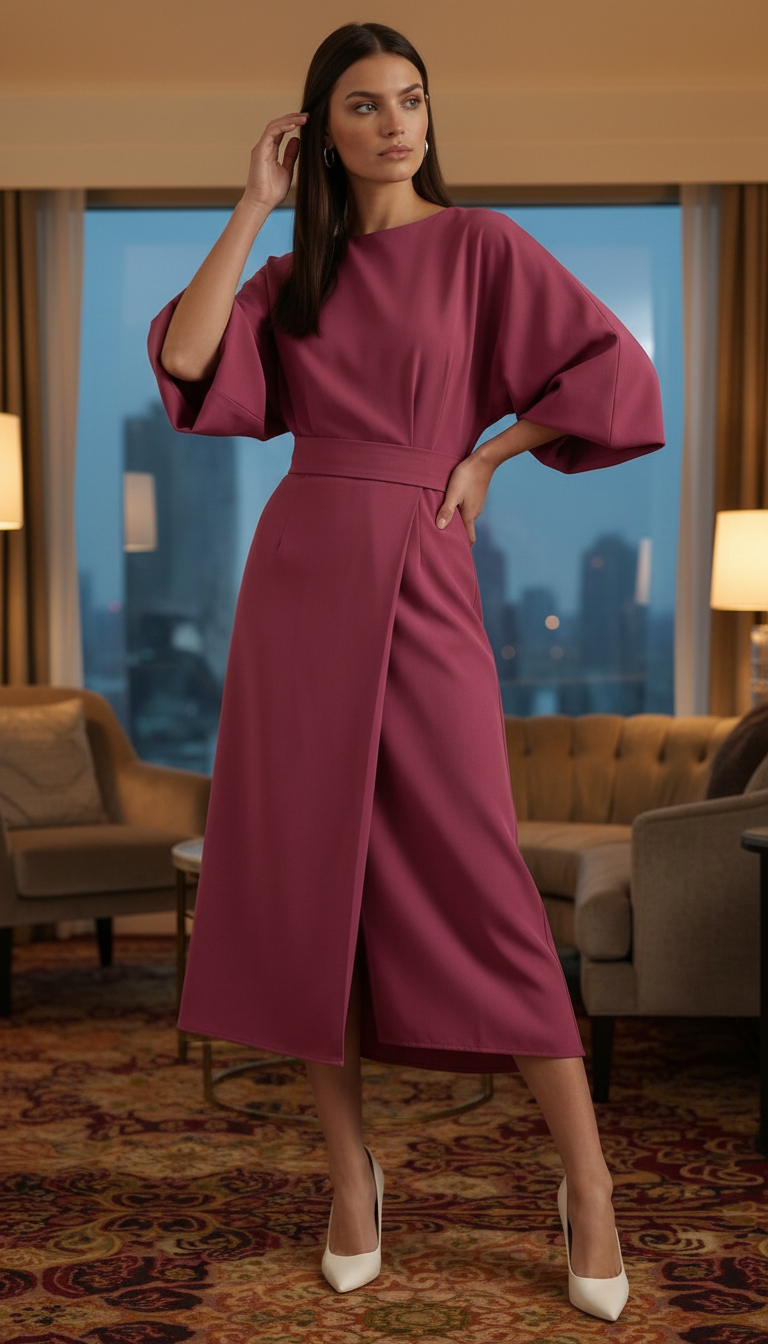 Ana Belted Waist Maxi Dress