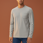 Men's Basic Long Sleeve Shirt Casual Lightweight T-Shirt