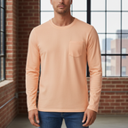 Men's Basic Long Sleeve Shirt Casual Lightweight T-Shirt