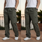 Levi - Straight-Cut Cargo Pants With Elastic Waistband