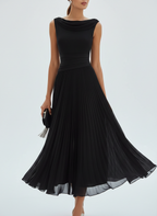 Isabelle | Women's Pleated Midi Dress