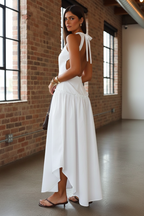 Never Yours Maxi Dress White