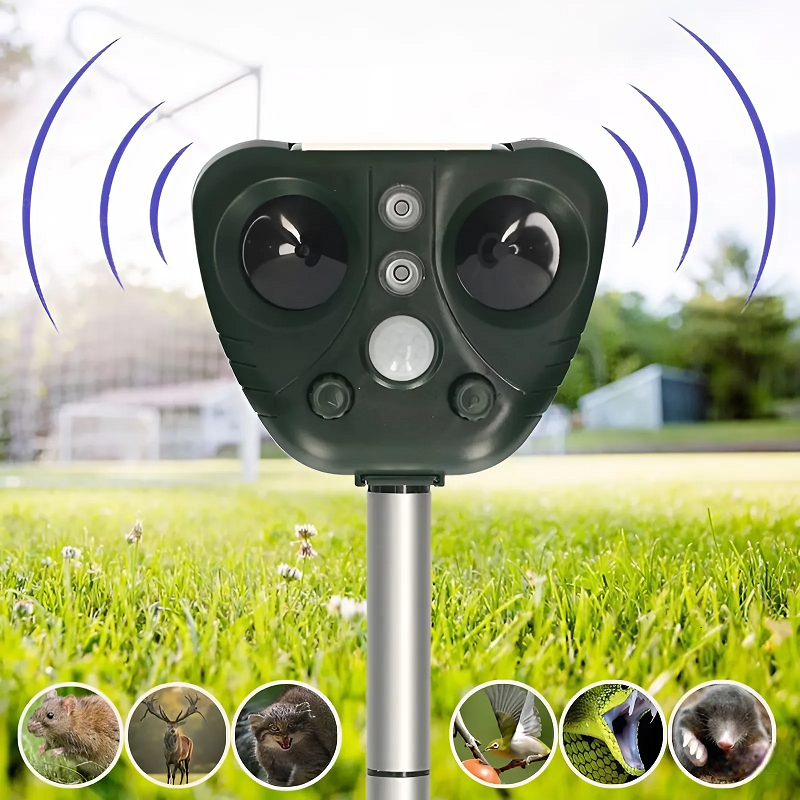 Solar ultrasonic bird repeller product view
