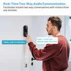 2K WiFi Video Doorbell — Wireless, Night Vision & Two-Way Talk