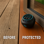 Ultrasonic repellent for deck and outdoor furniture protection