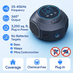 Ultrasonic pest repeller features overview