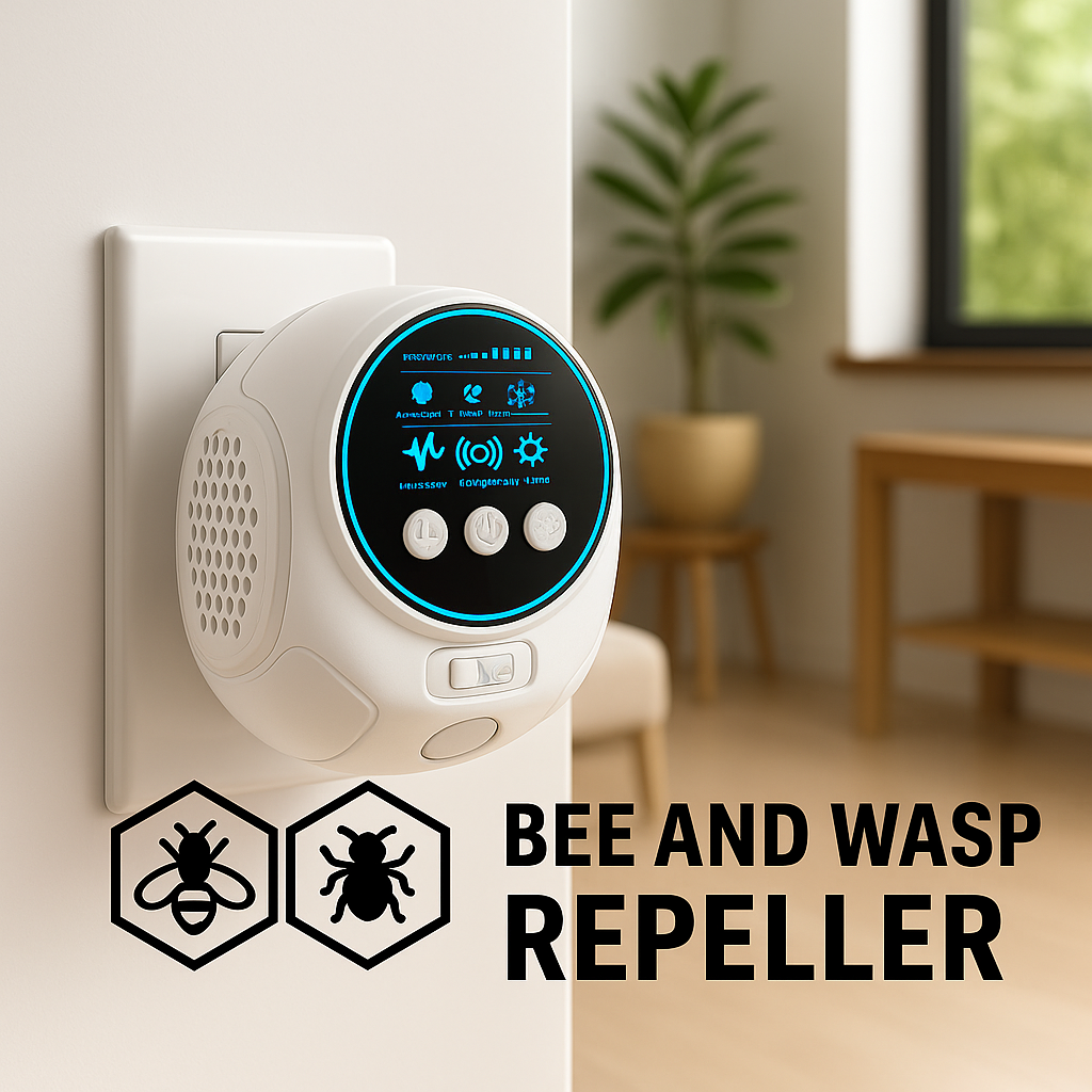 White ultrasonic pest repellent device
