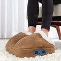 Warming foot massager in Tan
