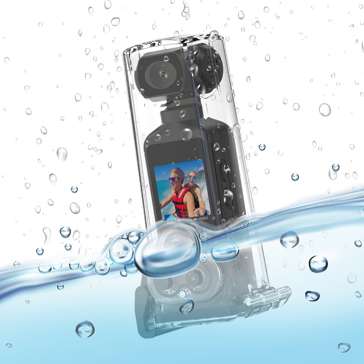 4K Ultra HD Pocket Camcorder — Compact Digital Video Camera