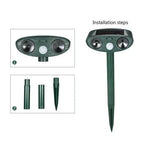 Ultrasonic deer deterrent usage