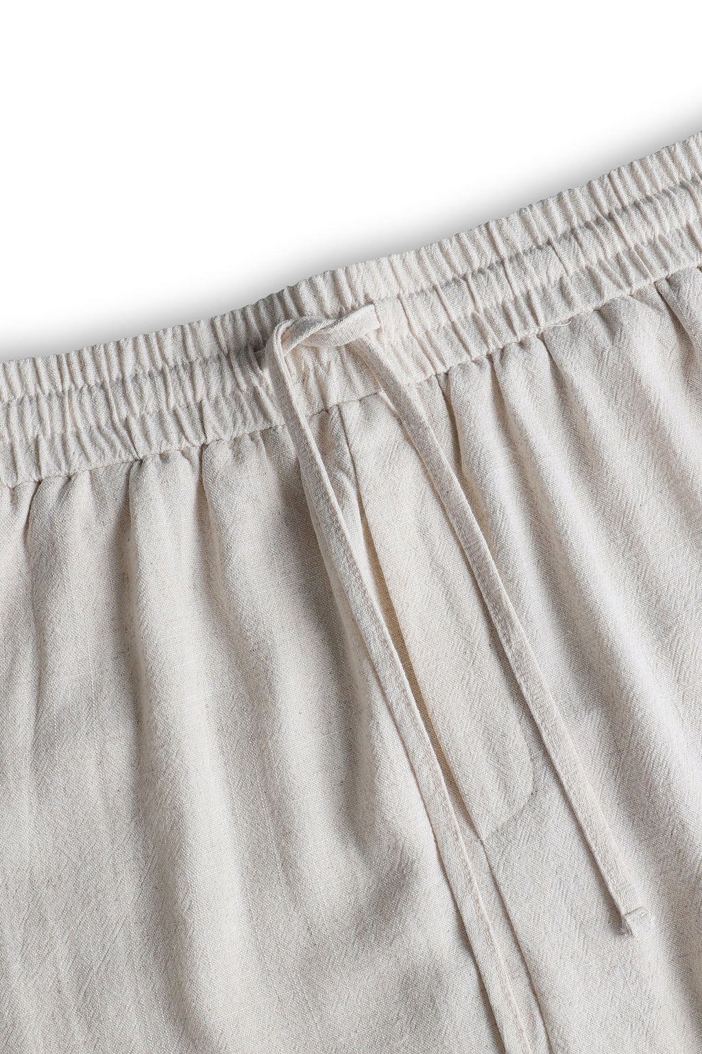 Oatmeal linen shorts