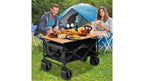 Foldable Garden Trolley Cart - in use