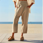 Wide-leg flowy pants