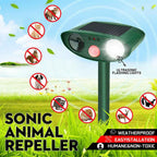 Ultrasonic deer deterrent