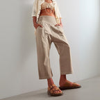 Wide-leg flowy pants