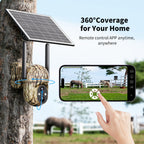 Solar powered outdoor camera