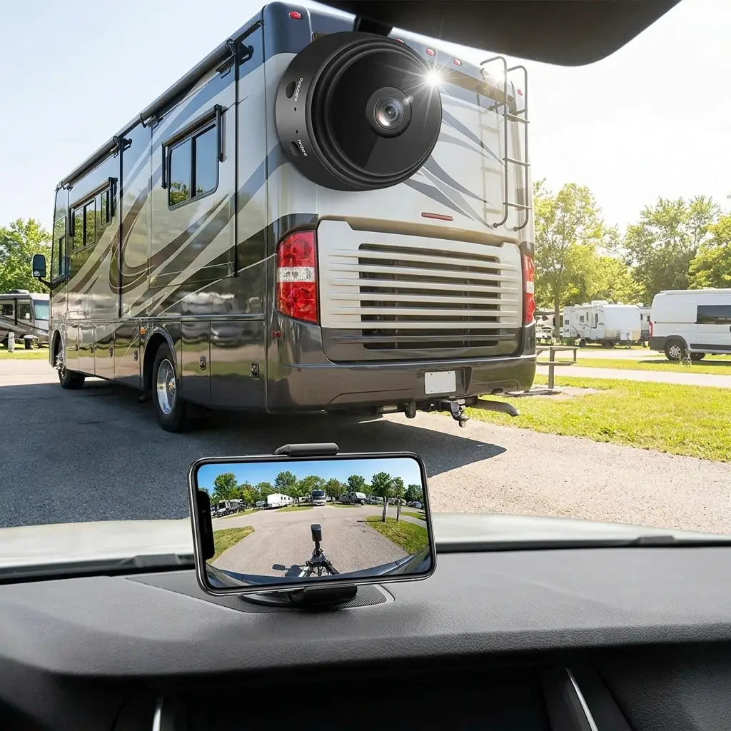Wireless HD backup camera with monitor