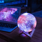 3D moon lamp ambient glow