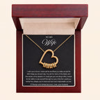 Birthstone heart necklace lifestyle hero