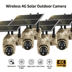 4G LTE solar security camera