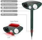 Ultrasonic deer deterrent