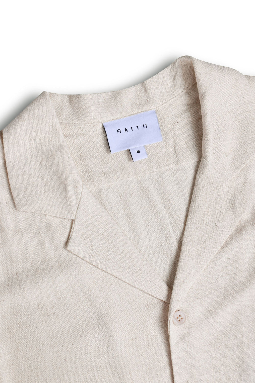 Oatmeal relaxed linen shirt